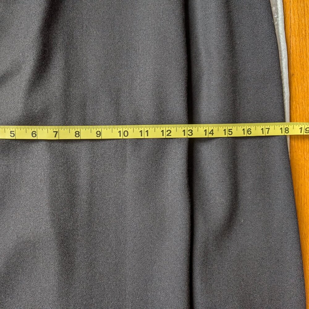 VTG Adolfo Sport wool crepe black skirt - Picture 15 of 17